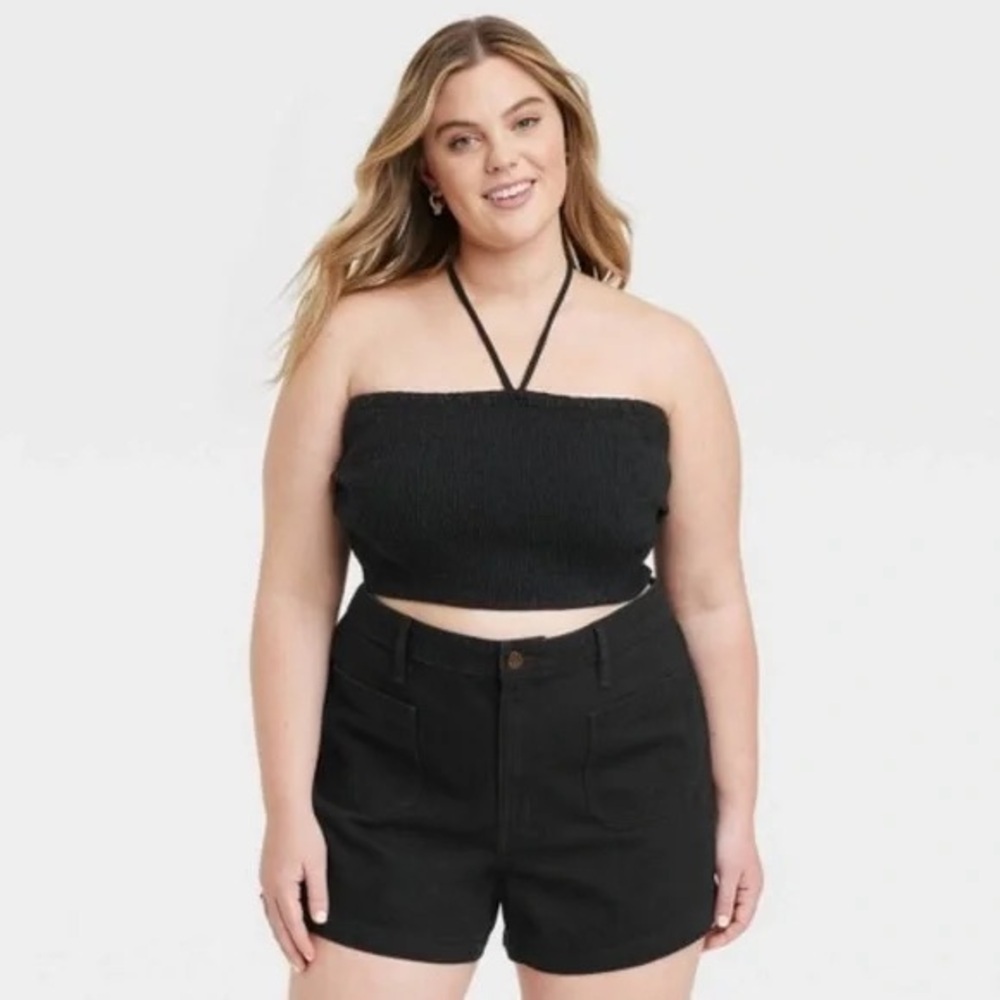 NWT Universal threads crop top halter size 2x